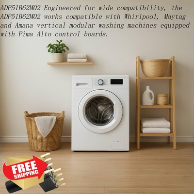 #ad Whirlpool 8 Pin Pressure Sensor ADP51B62M02 Washing Machine $44.99