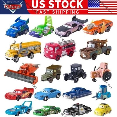 Disney Pixar Cars Movie Lightning McQueen 1:55 Diecast Model Car Toys Kids Gift