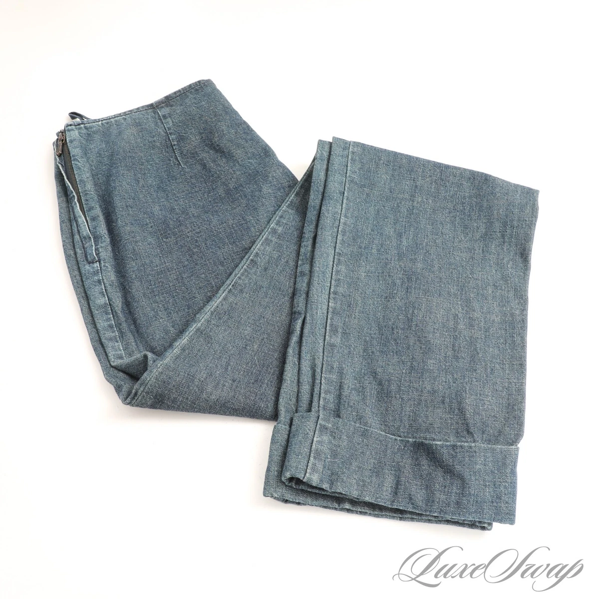 CHANEL Denim Blue Pants for Women for sale | eBay