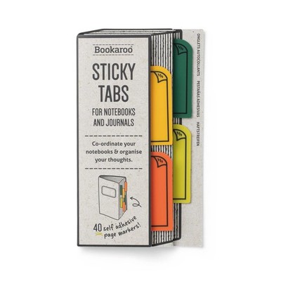 IF Bookaroo Sticky Tabs - Greens, White,Note Pads