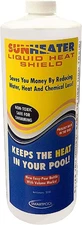 Sunheater Liquid Solar Blanket for Pools, Cover Free Liquid Heat Shield, Non-Tox