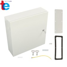 NEMA 4X IP65 Rated 20x20x6" Carbon Steel Weatherproof Electrical Box w/ Lock