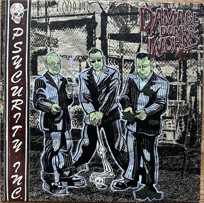Damage Done By Worms Psycurity Inc. (LP, Green, 2015) Psychobilly Rockabilly