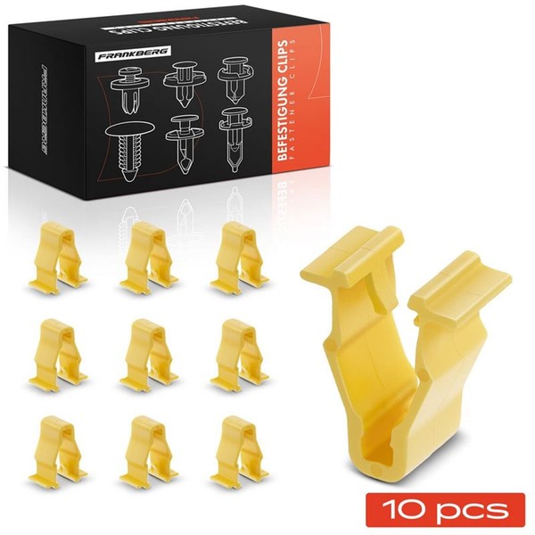 Frankberg 10X NYLON-CLIP Gelb StoßFÄNger Passend FüR Honda Civic CR-V-image