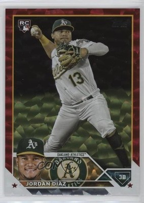 2023 Topps Series 2 Red Foil 144/199 Jordan Diaz Jordan Díaz #423 Rookie RC 05gv