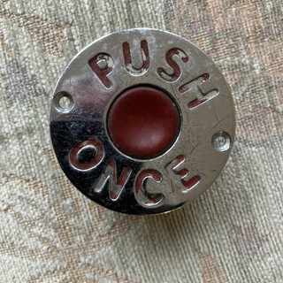 Bus Bell 'Push Once' Classic Vintage Bus style