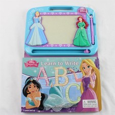 Disney Princess Learn to Write ABC Book  Magnetic Drawing Kit