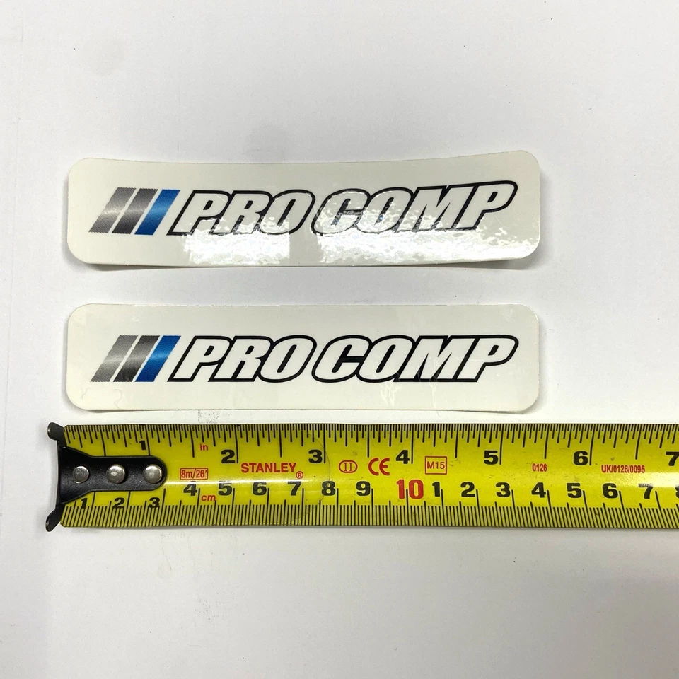 "Juego de calcomanías adhesivas de suspensión Pro Comp (juego de 2) juego de calcomanías adhesivas de 5,5"" x 1,25""" Foto 2 de 4