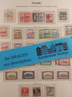 Italy Fiume Triest etc vf used MH collection incl much better High CAT TOP!