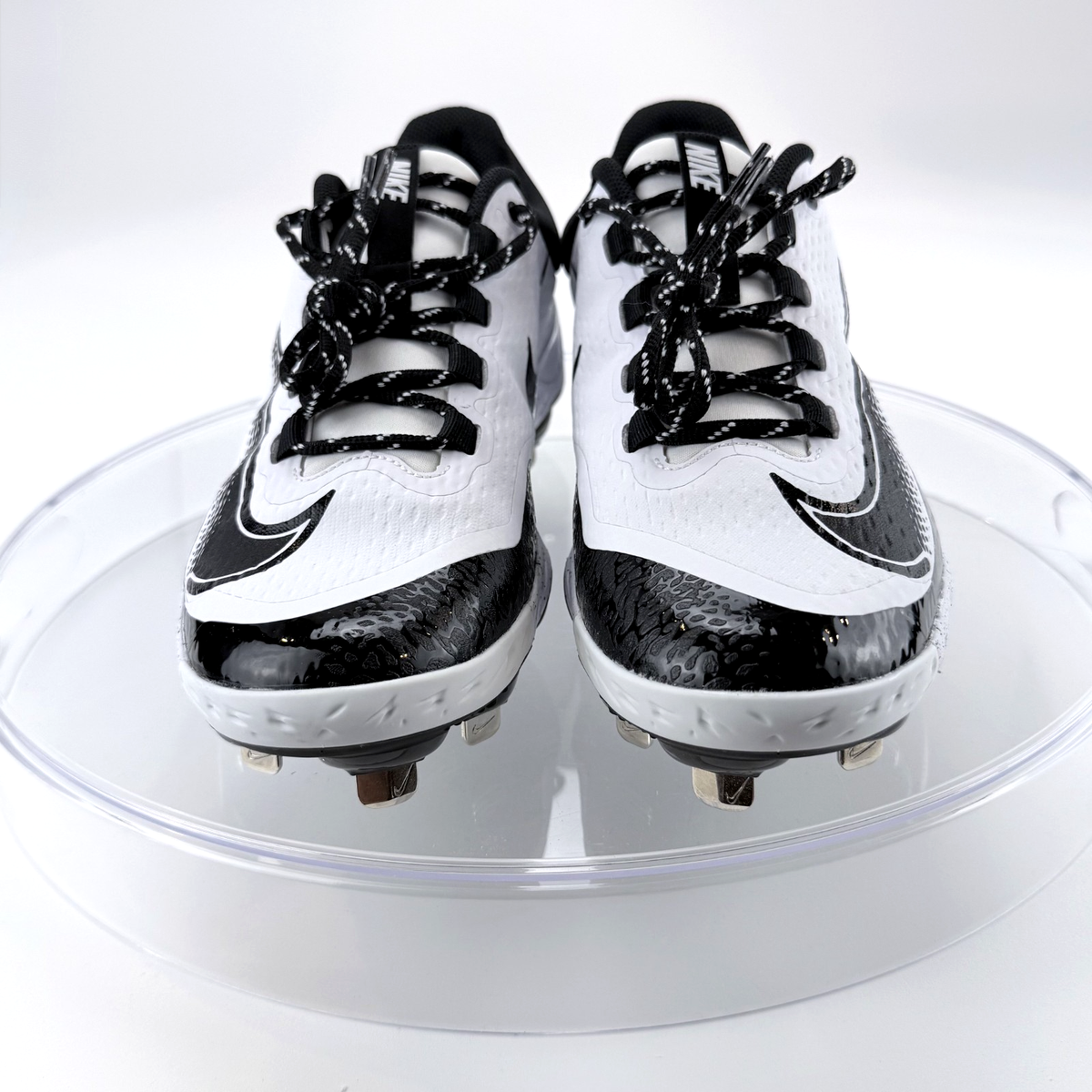 NEW Nike Alpha Huarache Elite 4 Low Baseball Cleats FD2745-110 Size 10 White NIKE ALPHA HUARACHE ELITE 4 LOW MCS BASEBALL CLEATS FD6255  main image 2