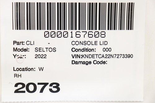 2021 - 2025 KIA SELTOS FRONT CENTER CONSOLE RIGHT SIDE TRIM COVER PANEL OEM - Picture 10 of 10