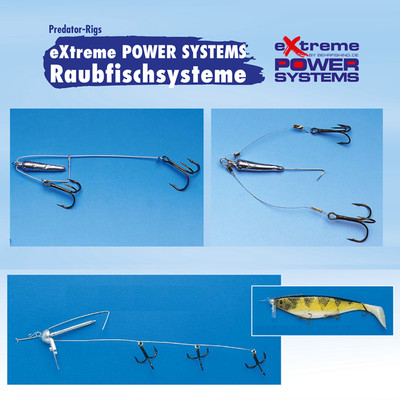 EXTREME POWER SYSTEM RAUBFISCHSYSTEM, KÖDERFISCH-AUFTRIEBSSYSTEM  HECHT, ZANDER