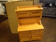 CONCORD DOLLHOUSE FURNITURE KITCHEN HUTCH CABINET #6028, M/OB!