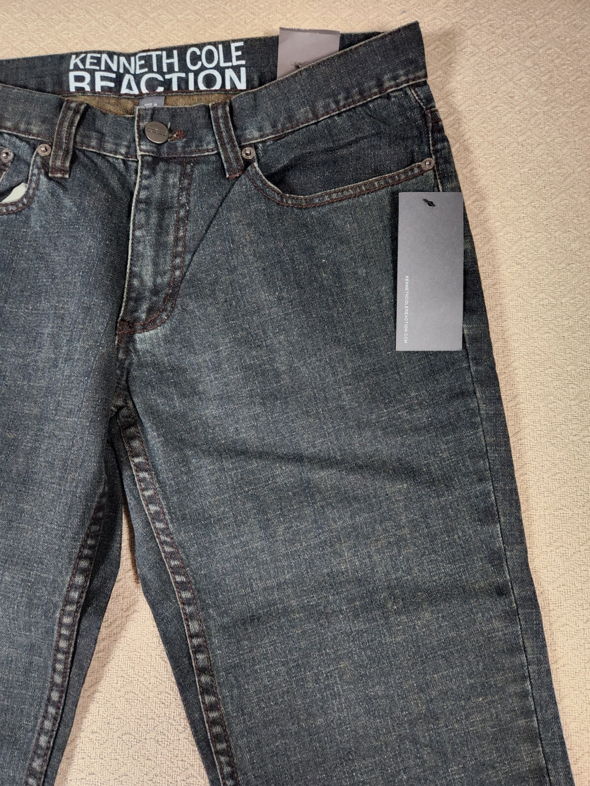 Cole Jeans Mens 31x30 Slim Fit Mid Rise Denim Dark Blue Pockets