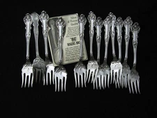 ❤️ CHARTER OAK 1847 ROGERS SALAD FORK 5 7/8” ART NOUVEAU c. 1906 PRICE PER PC