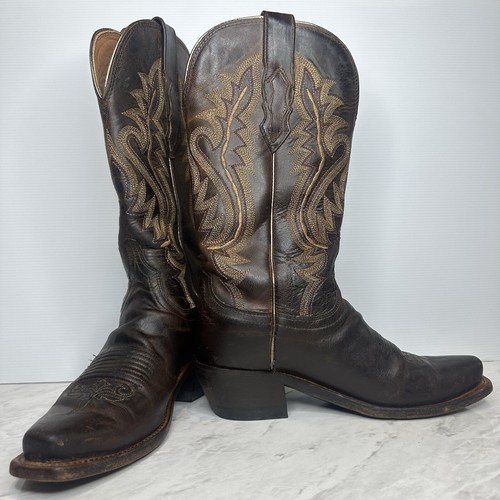 Lucchese 1883 Womens Brown Cowboy Boots Cassidy Goat Leather Western SIZE 6B - Picture 8 of 16