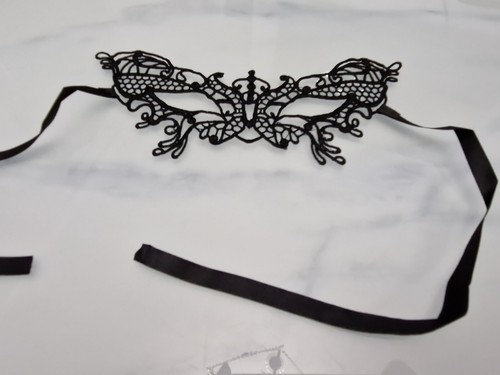 1 x Black Lace Masque Sexy Mascarade Tie Back Eye Visage Femme Fête Play Party J - Picture 2 of 6