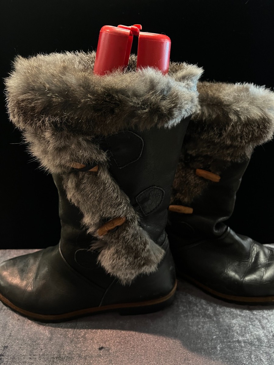 Ladies Boots Diadora Snow Boots Diadora Leather Boots With Fur