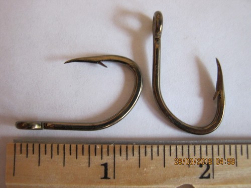 50 Eagle claw Bronze Saltwater Live Bait Hooks 4/0 Tuna  Grouper  STICKY SHARP - Picture 5 of 7