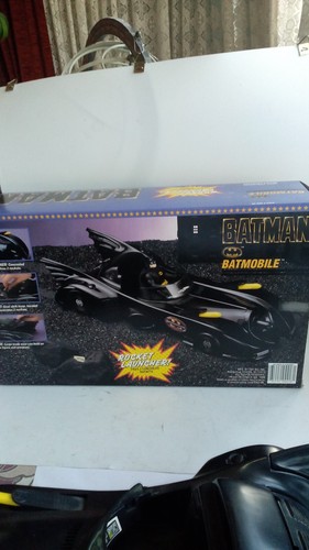 Batmobile 35cm, Batman Action Vehicle DC Comics Toy Biz 1989 mit Original Box - Bild 3 von 7
