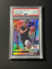 2020-21 Panini Prizm Draft Picks Lamelo Ball Silver Prizm Rookie Card PSA 10