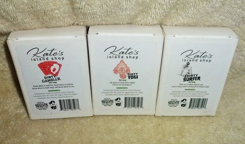 DIRTY Gambler Adult Novelty 3 pk. Soap Organic Hemp, Coconut Oil, Shea SET # 2 - Picture 2 of 3