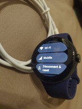 Google Pixel Watch 1 41mm WiFi Active Band LTE Factory Unlocked, Black Stainles