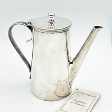 Caffettiera inglese in argento silver plated EPNS Teiera sheffield antico 800