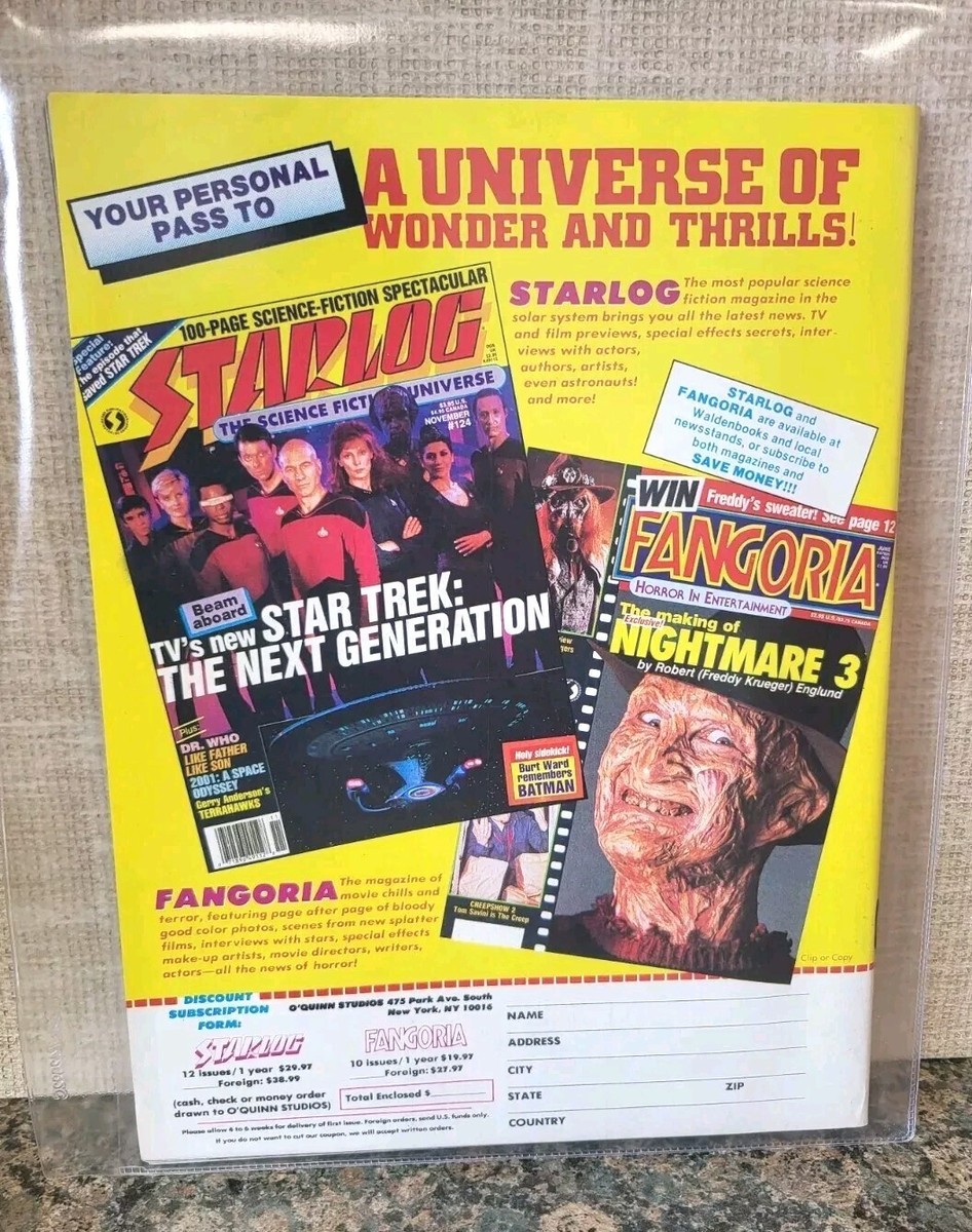 StarLog Magazine The Science Universe #129 Captain Power Cover