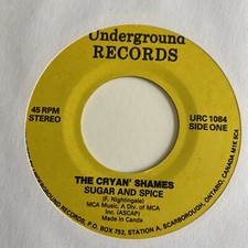 Cryan' Shames Sugar and Spice / It Could Be We're in Love NEW reissue unplayed