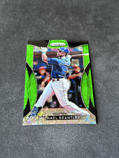 Michael Brantley 2019 Panini Prizm Lime Green Donut Circles #51 022/199