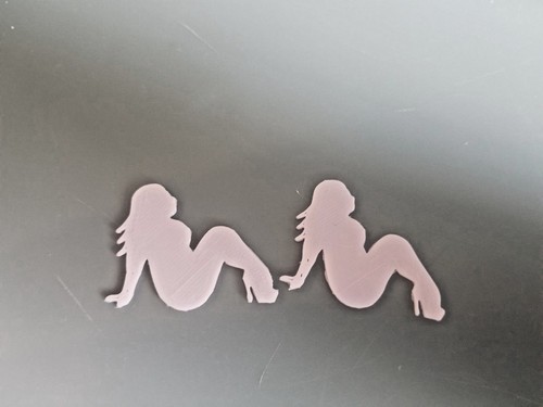 Choose Color RC 1/10 Scale Mudflap Thick Girl Mud Flaps Rock Crawler Accessories - Picture 11 of 11