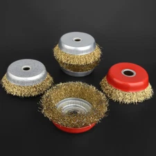 Rotary Steel Wire Brush Drill Polishing Wheel Tool For Angle Grinder Rust Remova