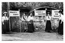 rp02803 - Norwich Suffragettes at Flower Festival 1908 - print 6x4