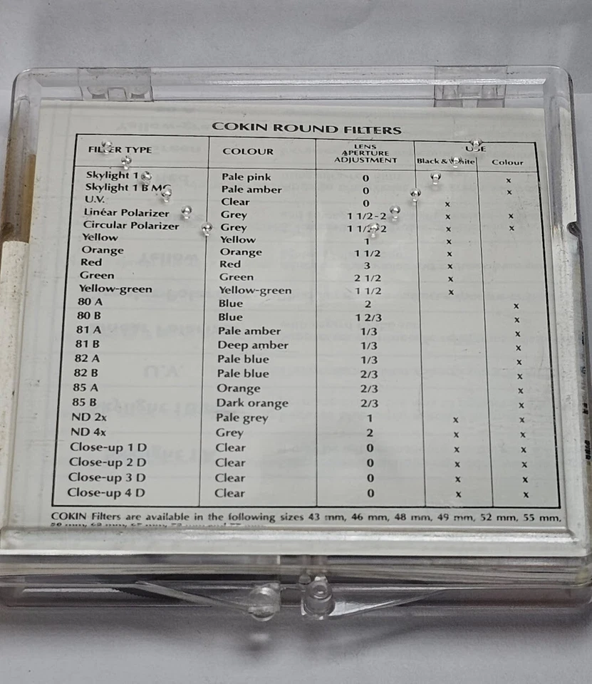 46mm Genuine Cokin ND4 ND 4 Lens filter 46 mm Neutral Density ND4X ND 4X France - Image 2 of 3