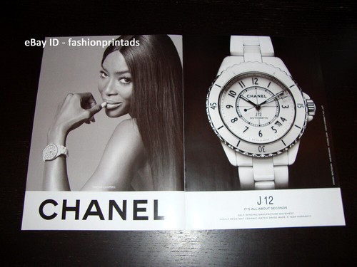 CHANEL J12 Watch 2-Page Magazine PRINT 