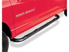 Go Rhino 4000 Series Black Nerf Bars Fit 04-14 Slvrd/Sra 1500,2500,3500 Crew Cab