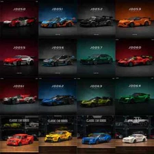 MOC Speed Champion Racer Sports Car Building Blocks Bricks Vehicle Garage Toys