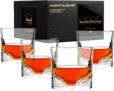 LIITON Grand Canyon Whiskey Glasses - Set of 4 *NEW*