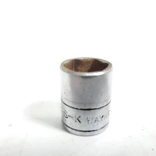 S-K Wayne 1/4" Drive SAE 1/2" Shallow Socket 6-point 40916