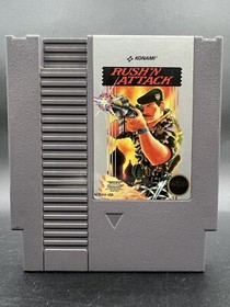 Rush'n Attack Nintendo System 1987 NES cartuccia gioco, manuale, solo cover TESTATA