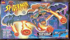1994 ToyBiz Marvel Comics Hobgoblin Wing Bomber Animated Spider-Man Series MIB 