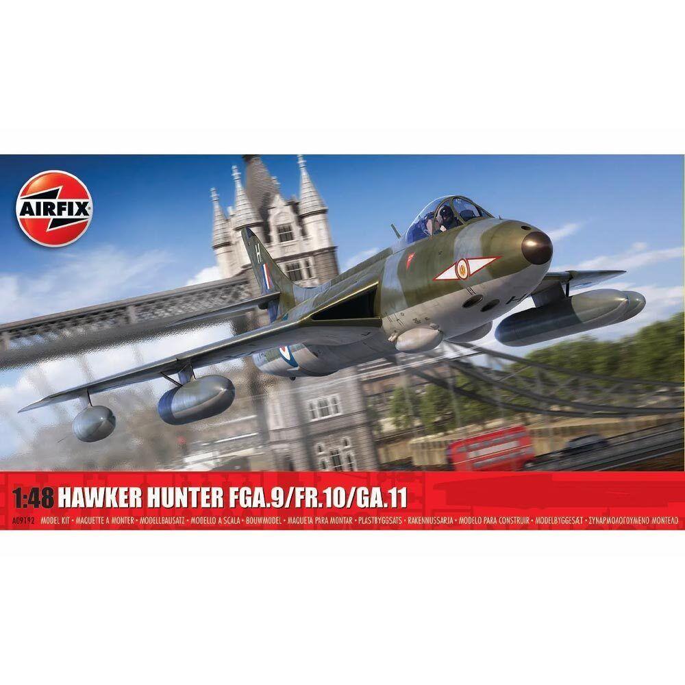 Airfix A09192 Hawker Hunter FGA.9, FR.10, GA.11. Plastic Scale Model Kit. - Image 5
