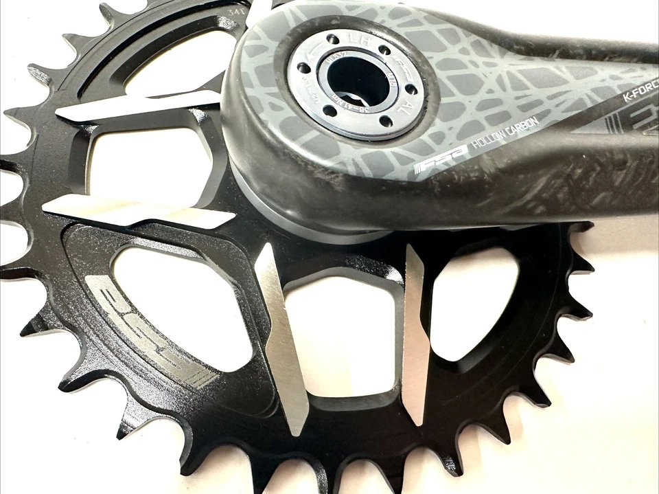 FSA K-Force Light Modular 1X 34 Zähne BB392EVO 11spd Carbon Kurbelgarnitur 175mm NEU - Bild 4 von 4