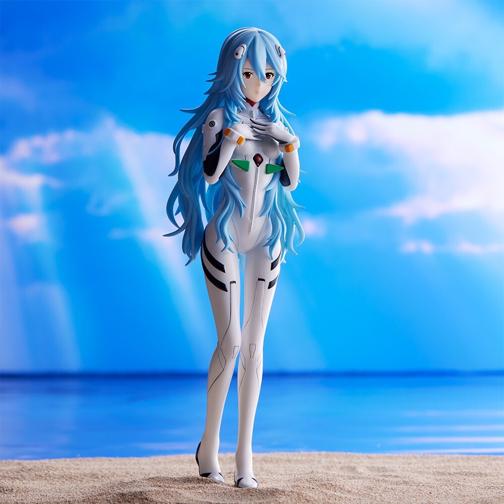 EVANGELION Rei Ayanami Super Premium Figure Long hair SPM