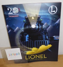 LIONEL TRAINS 2024 CATALOG BOOK O GAUGE 228 PAGES POLAR EXPRESS 20TH ANNIVERSARY