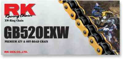 RK Gold 520 EXW Drive Chain 120 Links Husqvarna TX300 17