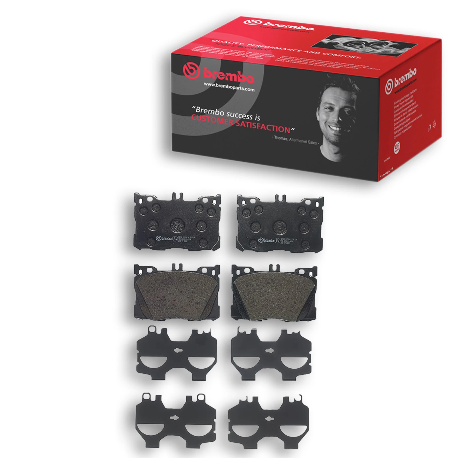 Brake Pads Set fits MERCEDES E43 AMG S213, W213 3.0 Front 2016 on M276.823 New - Image 60