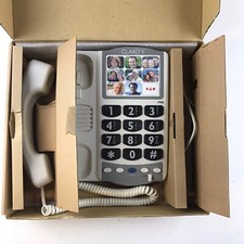 NEW Big Button Phone Clarity P400 Amplified Corded Telephone Phone Read Desc