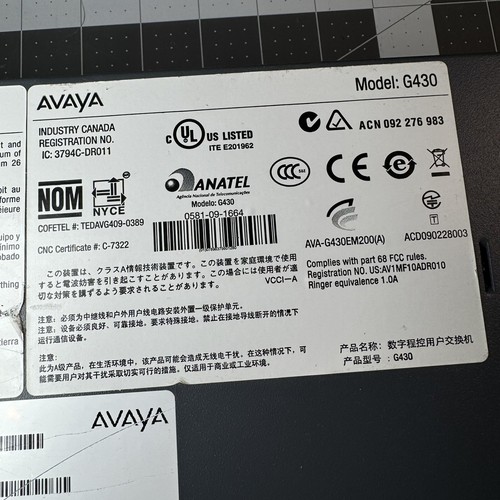 Avaya G430 Media Gateway V1 700476393 mit mm714B - getestet - Bild 20 von 21